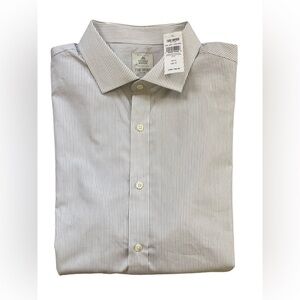 Todd Snyder Men's Pinstripe White Shirt